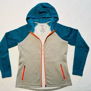 L.L. Bean Women's Multi Sport Hooded Full zip Jacket (smoke&pet free home) -S